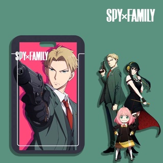 spy x family ที่ใส่นามบัตร โฟโต้การ์ด บัตรประจําตัวประชาชน สําหรับครอบครัว card holder  card cover cardholder