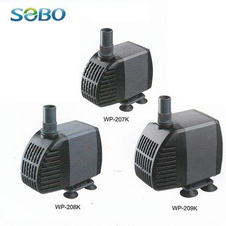 SOBO WP-209K ตู้ปลาปั๊มจุ่มเงียบกรองกรองปั๊มประดับบอนไซขนาดเล็กขนาดเล็กปั๊มน้ำลมน้ำล้อมินิปั๊ม