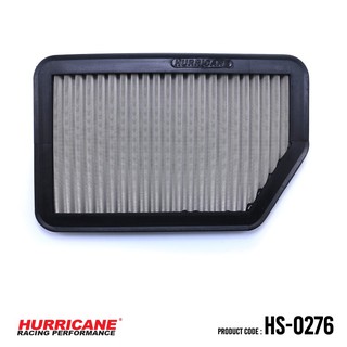 HURRICANE กรองอากาศสแตนเลส , ผ้าแดง Hyundai , Kia ( Elantra , I30 , I40 , I50 ,  IX35 , Carens , Cee D , Forte ) HS-0276