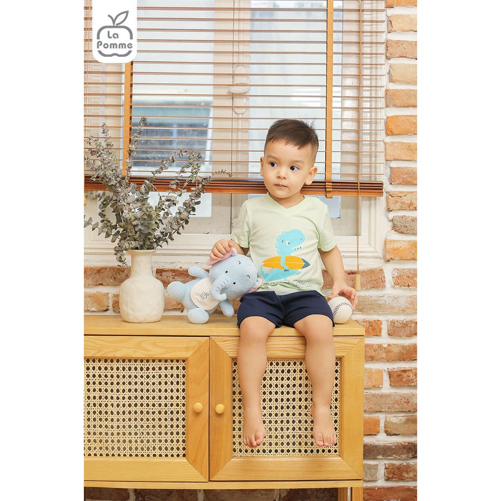 SS189 La Pomme Dinosaur Surfing Shorts Set