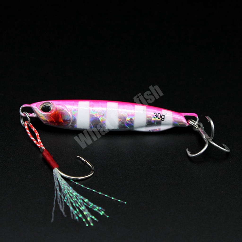 เหยื่อไมโครจิ๊ก10g-30g 1ชิ้น (พร้อมตัวเบ็ด + เบ็ดสามทาง)ไมโครจิ๊ก เหยื่อไมโครจิ๊ก Micro jig เหยื่อจิ๊ก เหยื่อตกปลาทะเลR8 - รูปที่ 6