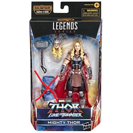 THOR Love and THUNDER Mighty thor Legend Series HASBRO (แท้) 1/10 Action Figure 18 cm