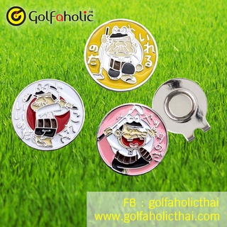 Ball Marker คละแบบ Golfaholic กอล์ฟบอลมาร์คเกอร์