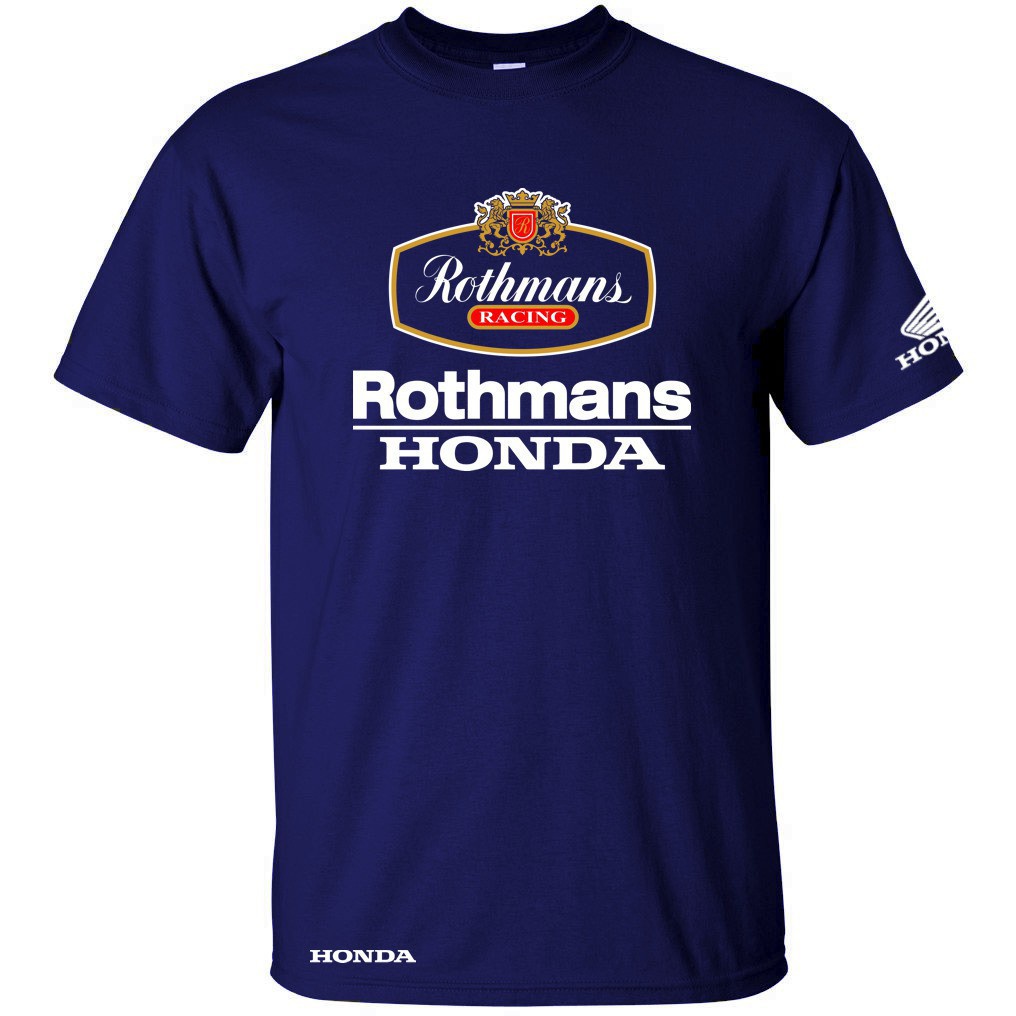 เสื้อยืดพิมพ์ลาย Rothmans Rothmans แฟชั่นสําหรับผู้ชาย