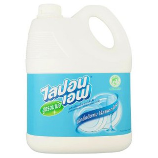 🔥แนะนำ!! ไลปอน เอฟ น้ำยาล้างจาน สูตรอนามัย 3,600 มล. Lipon F Dishwashing liquid Hygiene formula Size 3,600 ml.