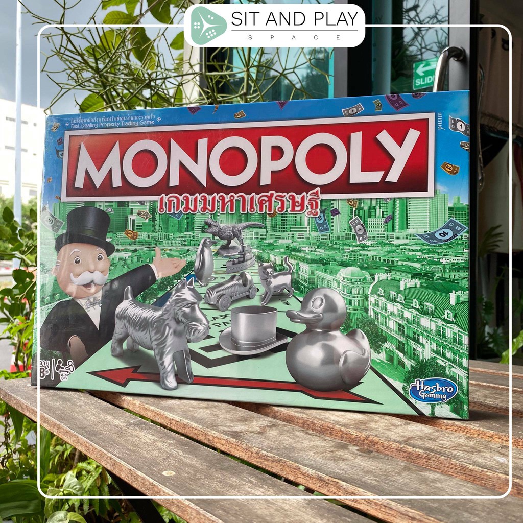 เกมมหาเศรษฐี Monopoly (ภาษาไทยของแท้ Hasbro)