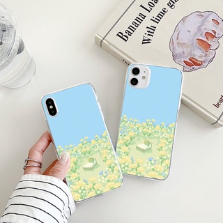 Little frog เคสไอโฟน 13 promax 8 พลัส cute se2020  7 8 plus iPhone 11 14 12 13 pro max phone case Xr Xs X max เคส นิ่ม