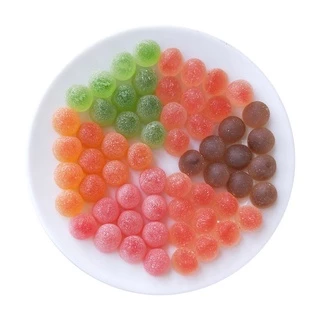 Jelly🍭เยลลี่สอดไส้ รสผลไม้ 500-1000g. เยลลี่หนึบ เคลือบน้ำตาล ขนมเยลลี่ เยลลี่มีไส้