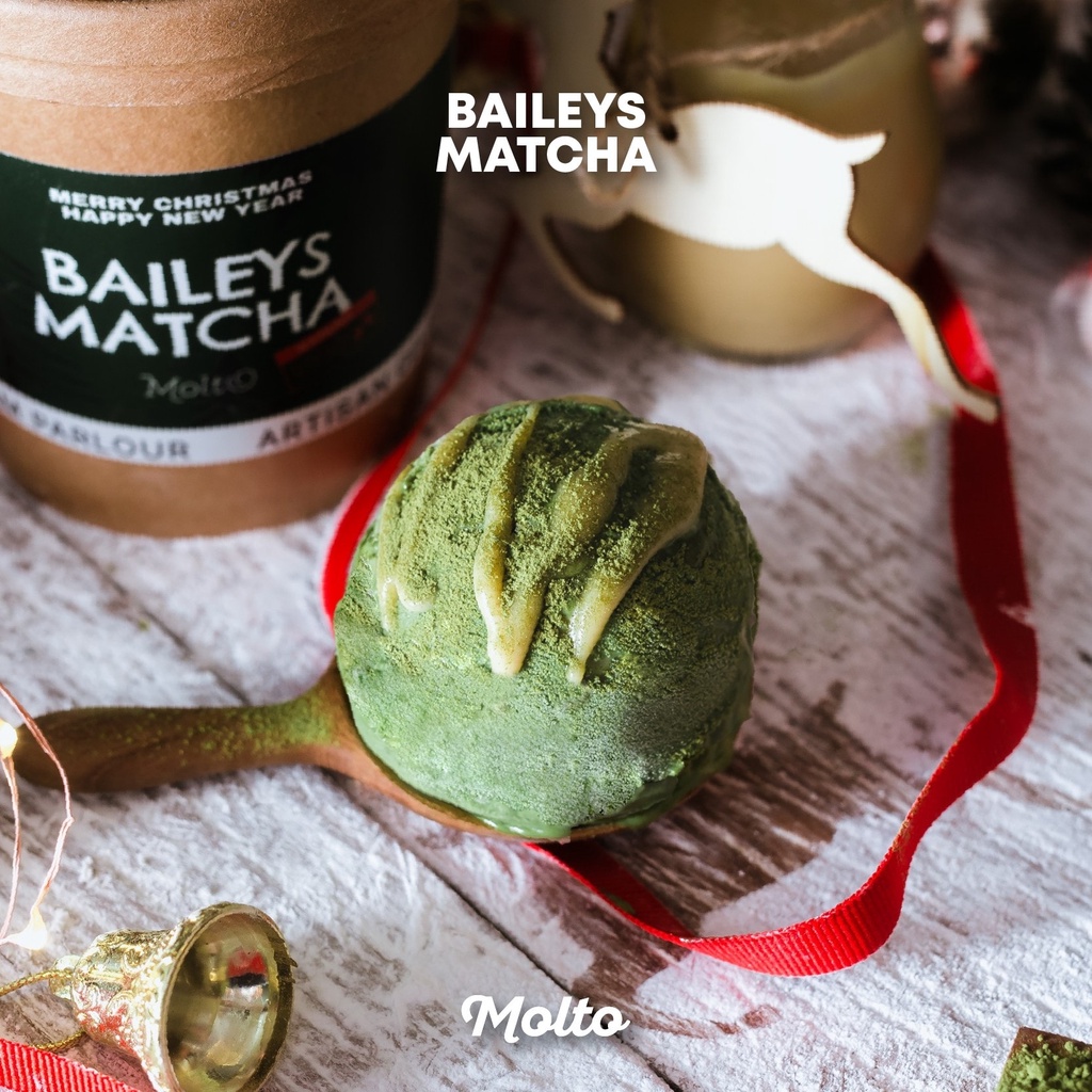 Baileys Matcha (ไอศกรีม เบย์ลี่ มัทฉะ 1 ถ้วย 16 oz.) - Molto premium Gelato