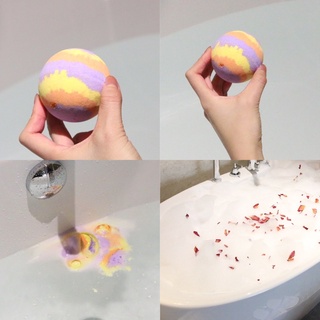 (ใส่โค้ด WW7HJ  ลด 10% ทั้งร้าน) bath bomb สบู่ สปา อาบน้ำ บาธบอมตีฟอง ผ่อนคลายสุดสุด