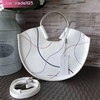 CHARLES &amp; KEITH รุ่น U SHAPE TOP HANDLE BAG
CK2-30780786_WHITE ของแท้ ราคาถูก