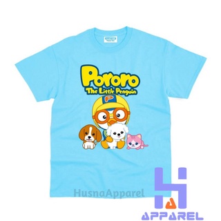 เสื้อยืด พิมพ์ลาย Pororo THE LITTLE PENGUIN สําหรับเด็ก