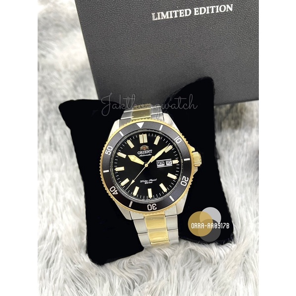 ORIENT SPORT KANNO “Night of Gold” นาฬิกาข้อมือผู้ชาย Automatic Diver's 200 m. (Asia Limited Edition) รุ่น ORRA-AA0917B