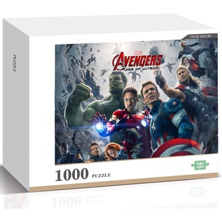 จิ๊กซอว์ไม้ปริศนา ลายภาพยนตร์มาร์เวล The Avengers 2022 1000 ชิ้น