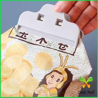 Zakii Mall ที่หนีบถุง ที่หนีบถุงขนม ที่หนีบอเนกประสงค์ คลิปปิดปากถุงพลาสติก Moisture-proof clip