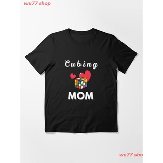 2022 Speedcubing "Mom" Classic T-Shirt เสื้อยืด ดพิมพ์ลาย ดผ้าเด้ง คอกลม cotton ความนิยม discount Unisex