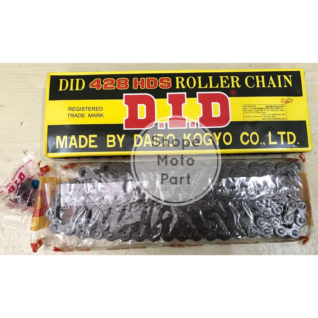 428 HD 132 DID CHAIN MOTORCYCLE RANTAI 100% DID RXZ KRISS 125Z LC135