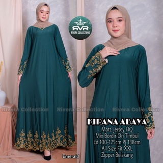 Modis GAMIS Clothing // KIRANA ชุดเดรส ปักลาย MAXY DRESS // MUSLIM Shari JERSEY พรีเมี่ยม