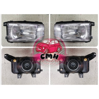 พร้อมส่ง！！ ไฟหน้า ISUZU TFR มังกรทอง ตาเต็ม ปี 1990-1994 คู่ ซ้าย ขวา