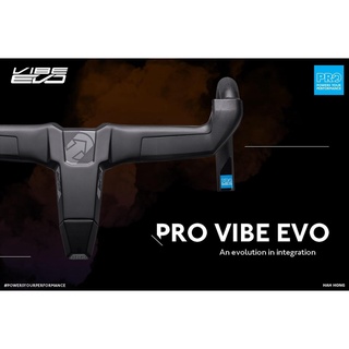 แฮนด์เสือหมอบ คาร์บอน PRO รุ่น VIBE EVO Integrated handlebar ตัวท็อป