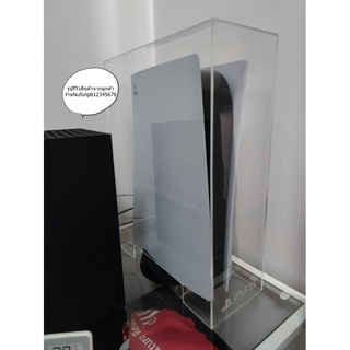 กล่องครอบกันฝุ่นเครื่อง PS5 แนวตั้งรุ่นแรก มีลายสามด้าน งานอ…