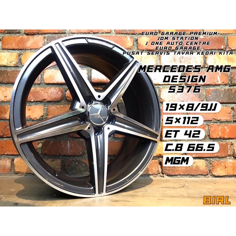 Mercedes AMG DESIGN 5376 19INC ล้อ W204 W205 W213 W212 C117