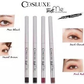 ของแท้/พร้อมส่ง/New!! Cosluxe Trust Me Auto Pencil Eyeliner อินไลเนอร์ คอสลุค