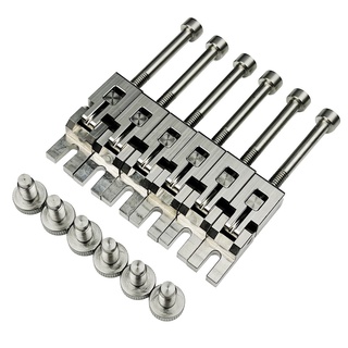 【ผลิตในญี่ปุ่น】อานสะพานสายกีตาร์ไฟฟ้า สเตนเลส สําหรับระบบลูกคอ FR Floyd Rose 1 ชุด