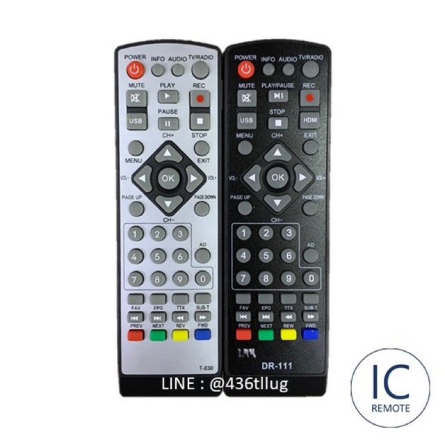 รีโมทรุ่น : ดิจิตอลแฟมิลี่FAMILY สินค้าพร้อมส่ง