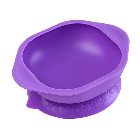 Marcus & Marcus Suction Bowl สีม่วงเข้ม - ชามก้นดูด