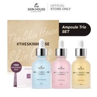 [THE Skin HOUSE SET 6] ครีมหอยทาก คอลลาเจน ไฮยารูลอนิก 6000 แอมป์