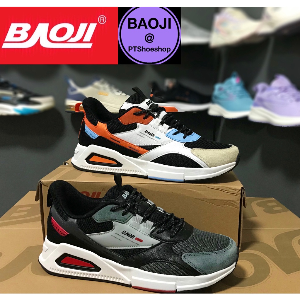 (Baojiลิขสิทธิ์แท้100%) Baoji BJM633 รองเท้าผ้าใบผู้ชาย รองเท้า ลำลอง ออกกำลังกาย