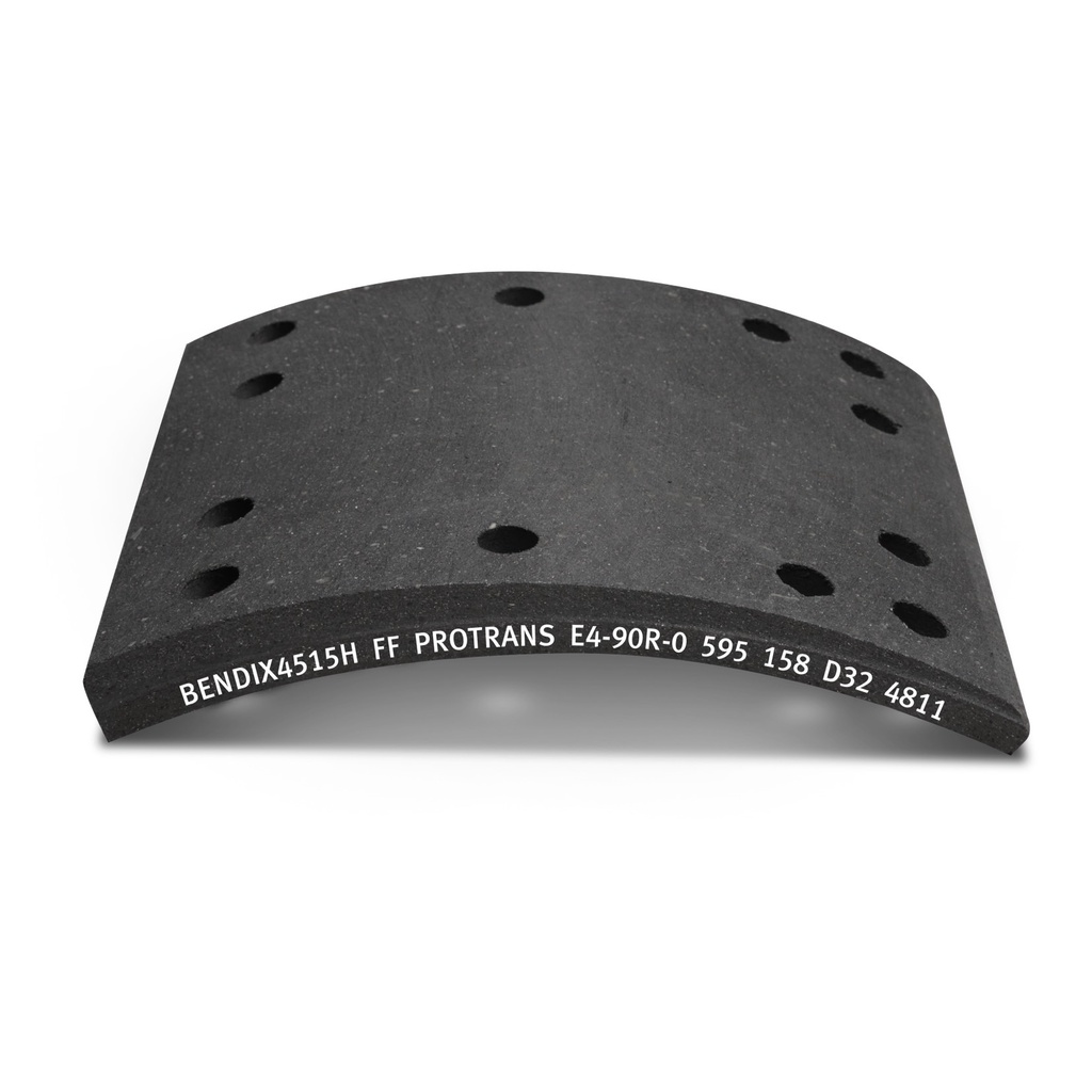 BENDIXผ้าเบรครถบรรทุก(หน้า)ISUZU อีซูซุ FTS,FVM 300HP,DECA,GXZ,FXZ,(No C/P) (8ชิ้น/ชุด) 12รู ขนาด(13