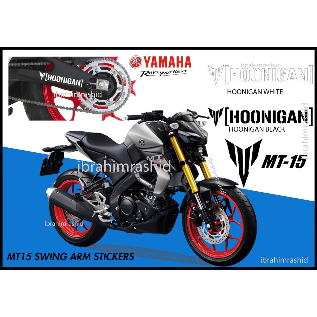 MT15 SWING ARM STICKER 2020 (YAMAHA MT15 / YAMAHA R15 SWING ARM STICKER)