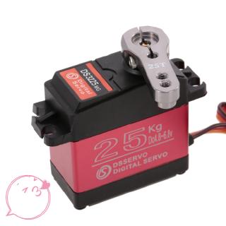 เกียร์ดิจิตอลกันน้ํา servo ds 3225 mg 25 กก. สําหรับ 1/8 1/10 scale rc cars