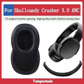 เคสหูฟังหนัง แบบฟองน้ํา ป้องกัน ลาย Skullcandy Crusher 3.0 EVO Wireless ANC