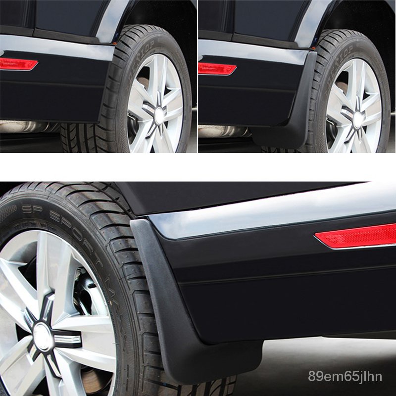 4pcs Mudguards Mud Flaps Black For Transporter T5 2004-2015 T6 2016-2020