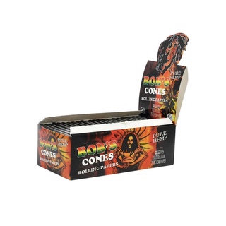 1/4 Bob Marley Rolling Papers Bobs Cone Rasta Reggae 78mm Rolling Paper