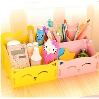 DIY Box แมวน้อย กล่องใส่เครื่องเขียน