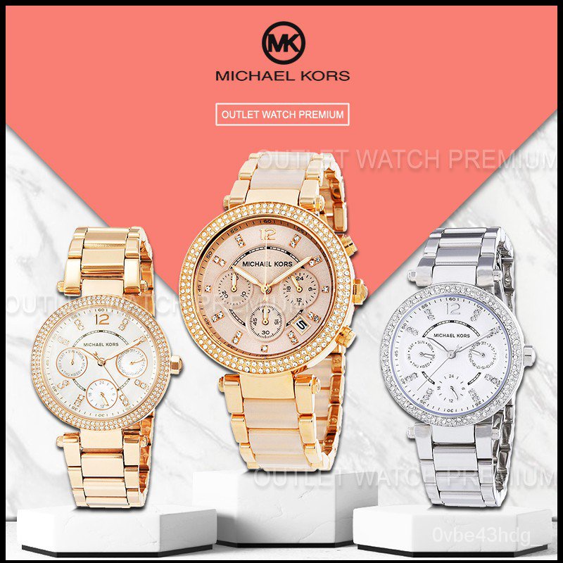 ใหม่MICHAEL KORS ของแท้100% MK5615 MK5616 MK5896 MK5820 - นาฬิกาแบรนด์เนมMK นาฬิกาผู้หญิงผู้ชาย สินค้าพร้อมจัดส่ง OWM170