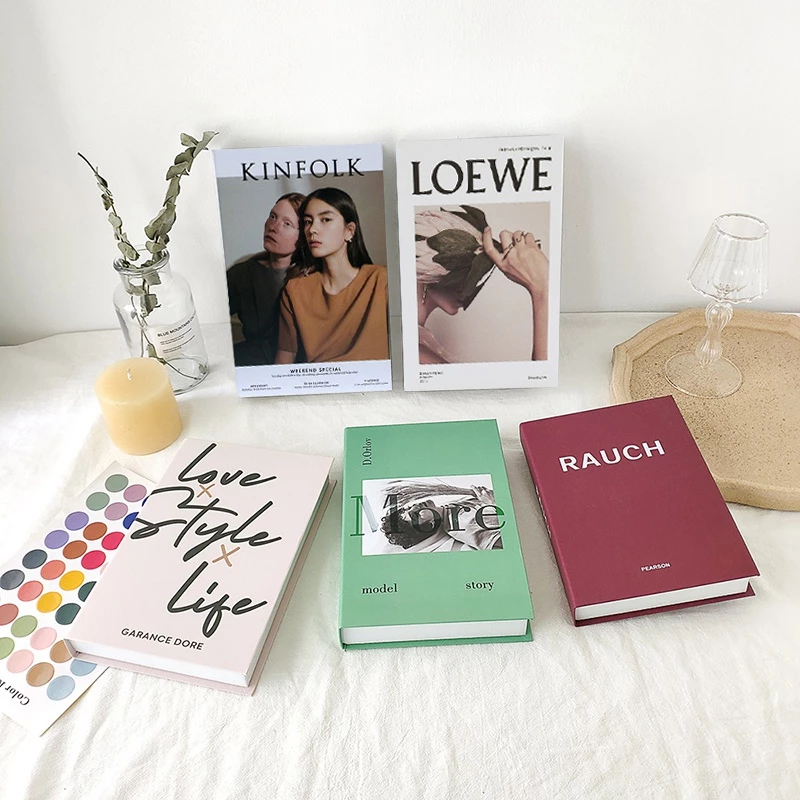 Ins หนังสือจําลอง หนังสือปลอม สําหรับถ่ายภาพตกแต่งบ้าน thumbnail 3