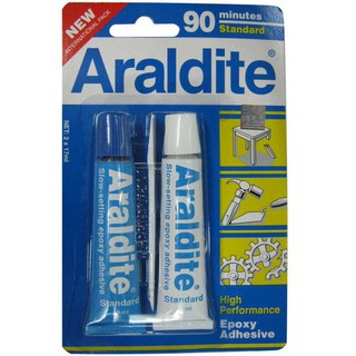 กาวอาราไดร์ Araldite ฟ้า-ขาว แห้งช้า 90 นาที