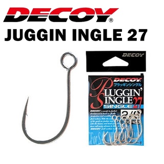 DECOY LUGGIN INGLE 27 Single Hook เบ็ดซิงเกิ้ล เบ็ดทางเดียว ดีคอย Decoy