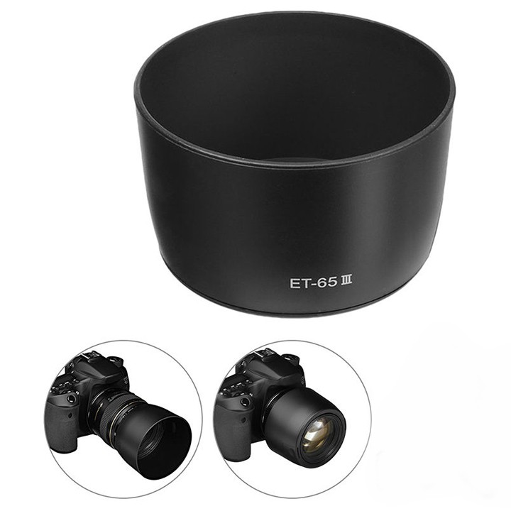 เลนส์ฮูด ET-65III Canon EF 85mm f1.8 USM Canon EF 100mm f2.0 USM