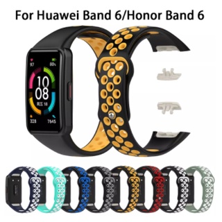 สายนาฬิกาข้อมือซิลิโคน Huawei Band 6/Honor Band 6 พร้อมเครื่องมือสําหรับ Huawei 6pro/Honor Band 6