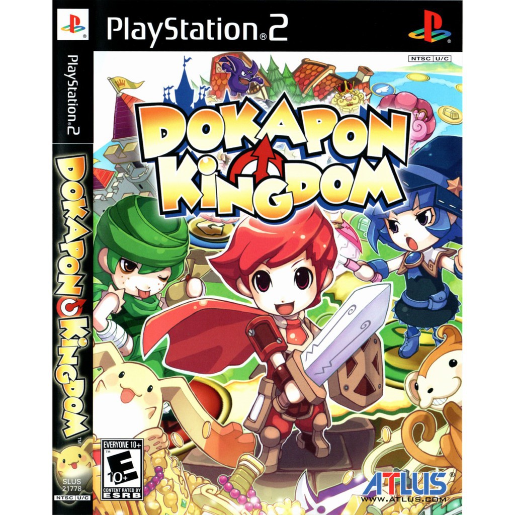 จอยเกมส์ ps2 แผ่นเกมส์ ps2 แผ่นเกมส์ Dokapon Kingdom PS2 Playstation2 คุณภาพสูง ราคาถูก