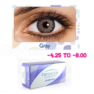 Freshlook ColorBlends สี Gray สายตา-4.25 ถึง -8.00