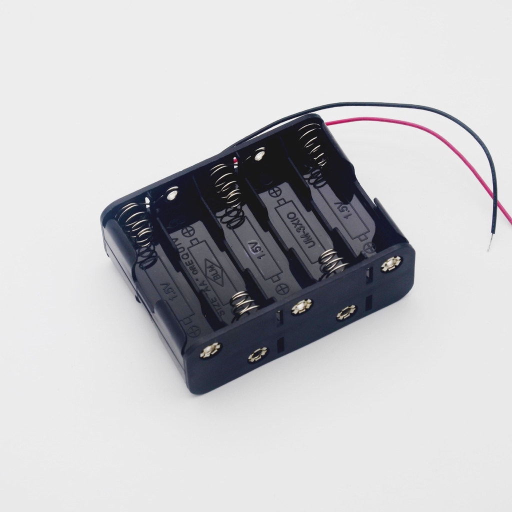 Battery box ขนาด AA หรือ 14500 จำนวน 10 ก้อน