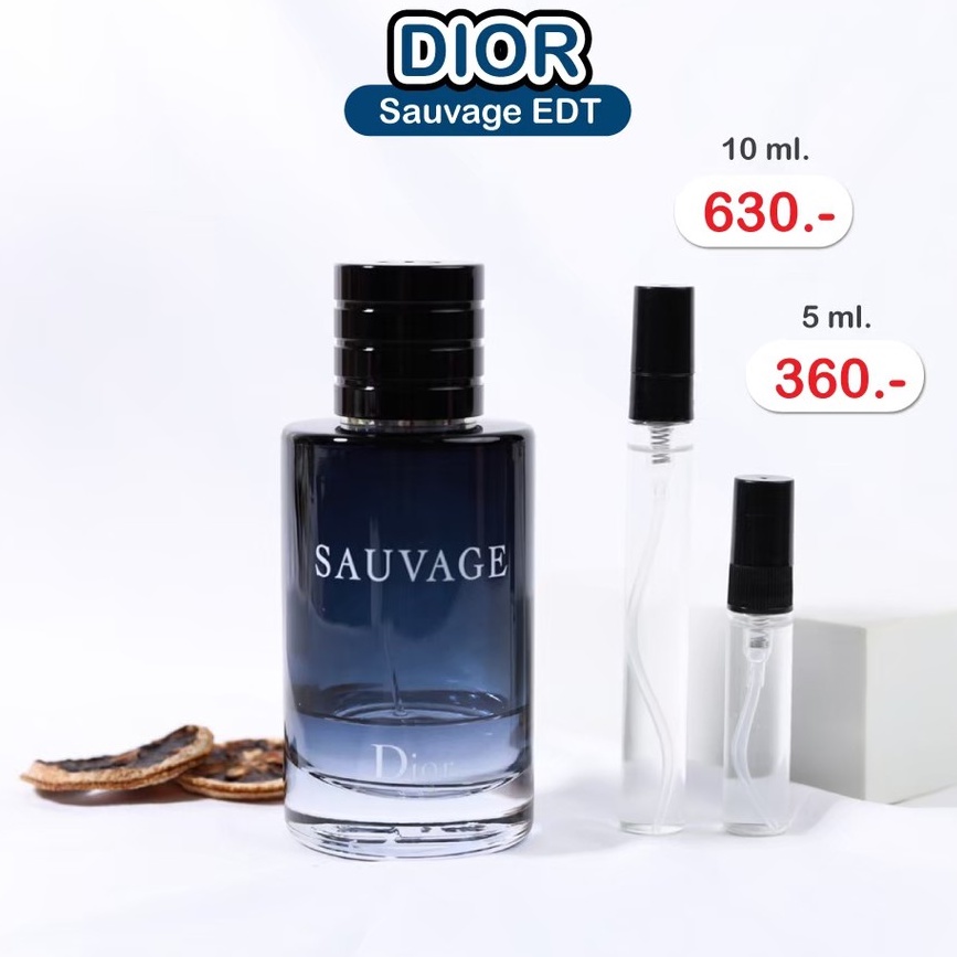 Dior Sauvage EDT น้ำหอมแบ่งขายขนาด 5 ml 10 ml น้ำหอมผู้ชาย #น้ำหอมแท้100% สินค้าพร้อมส่ง การันตีคุณภ