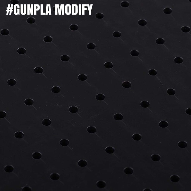 แท่นเสียบไม้หนีบชิ้นงานโมเดล แบบพลาสติก Size L 266 รู สีดำ VT031